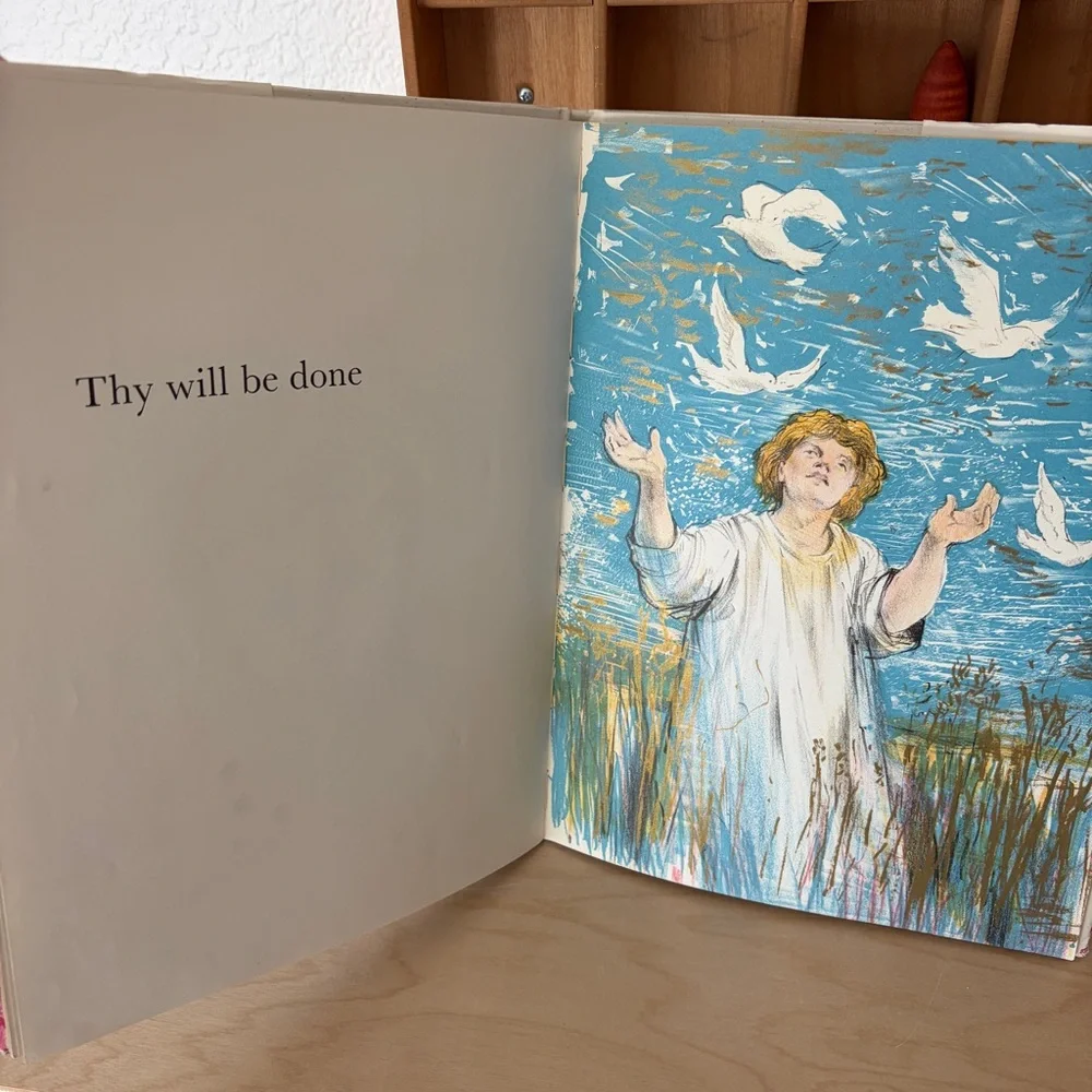 VINTAGE | The Lord’s Prayer Children’s Illustrated Hardcover Book